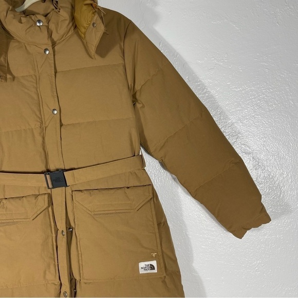 The North Face Sierra Long Down Parka - Utility Brown - Size - Large 450 - Picture 7 of 15